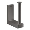 hansgrohe Reservepapierhalter Axor Uni Rectangular Wandmontage, brushed black chrome