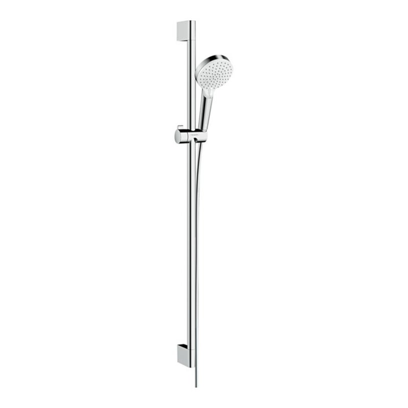 hansgrohe Brause-Set Crometta EcoSmart 9 l/min, weiß/chrom, 959mm Brausestange