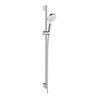 hansgrohe Brause-Set Crometta EcoSmart 9 l/min, weiß/chrom, 959mm Brausestange