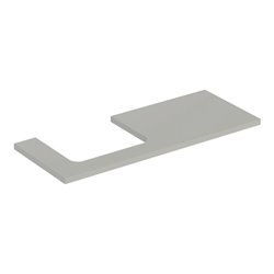 Geberit Waschtisch-Platte One 120x3x47cm, greige/lackiert m, AS li