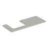 Geberit Waschtisch-Platte One 120x3x47cm, greige/lackiert m, AS li