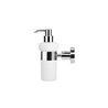 Duravit Seifenspender D-Code chrom, 6,9x14,5cm, Glas weiß matt