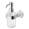 Duravit Seifenspender D-Code chrom, 6,9x14,5cm, Glas weiß matt