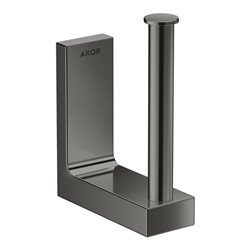 hansgrohe Reservepapierhalter Axor Uni Rectangular Wandmontage, polished black chrome