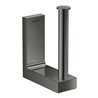 hansgrohe Reservepapierhalter Axor Uni Rectangular Wandmontage, polished black chrome