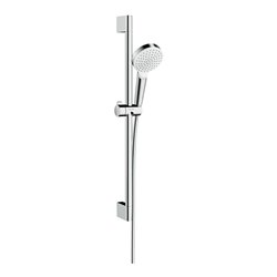 hansgrohe Brause-Set Crometta EcoSmart 9 l/min, weiß/chrom, 669mm Brausestange