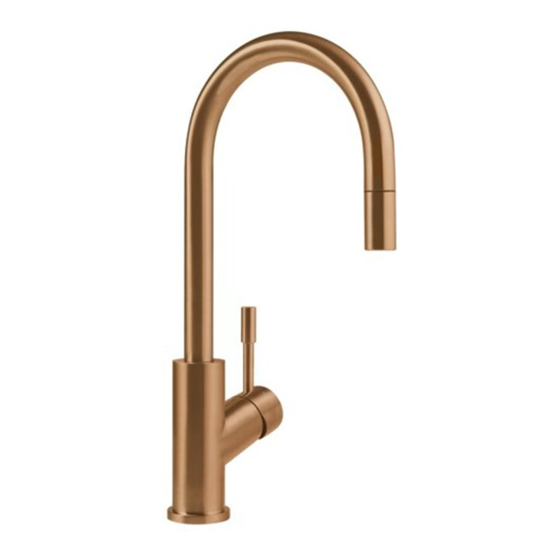 V&B Spültisch-Einhebelmischer Umbrella Flex 11,5 l/min, ausziehbar, bronze