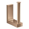 hansgrohe Reservepapierhalter Axor Uni Rectangular Wandmontage, polished red gold