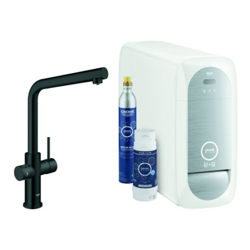 Grohe Starterkit Blue Home 31454_1 Bluetooth/WIFI L-Auslauf velvet black