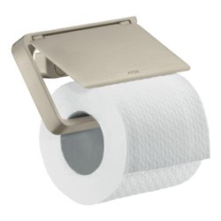 hansgrohe Papierhalter Axor universal mit Deckel, Metall, brushed nickel