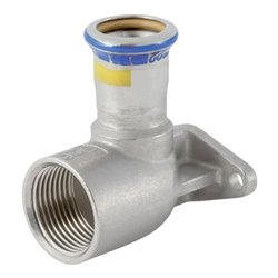 Geberit Gas-Anschlusswinkel Mapress 90G abges., f Gaszähler, ES, 22mmxRp 1