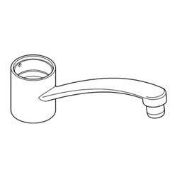 Grohe Auslauf 13311 chrom chrom