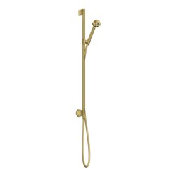 hansgrohe Brause-Set Axor One EcoSmart m Wandanschluss, 75mm, 1jet, brushed brass