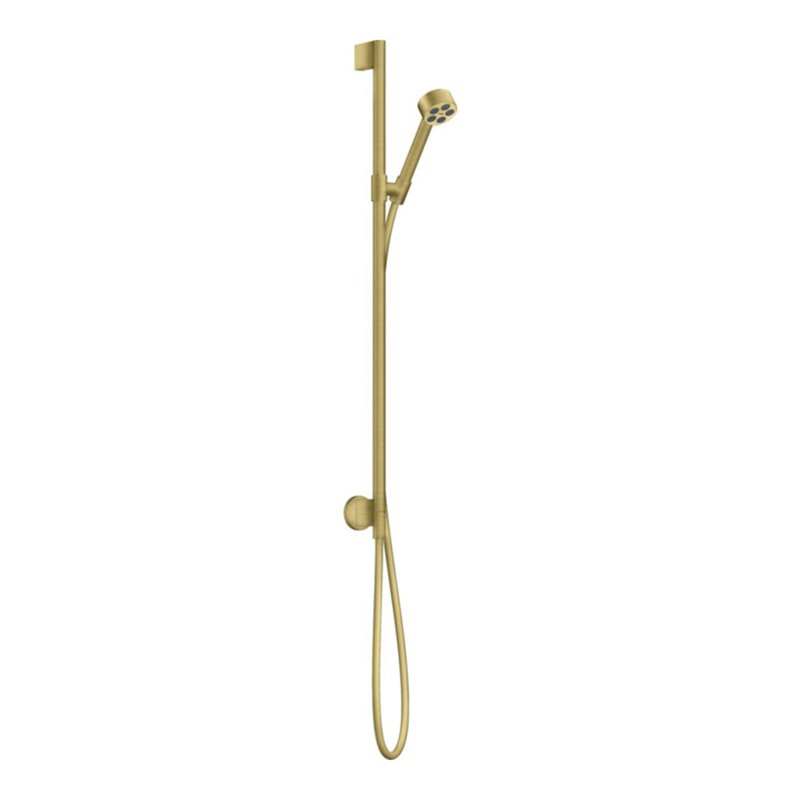 hansgrohe Brause-Set Axor One EcoSmart m Wandanschluss, 75mm, 1jet, brushed brass
