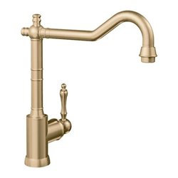 V&B Spültisch-Einhebelmischer Avia 2.0 11,2 l/m., flex. Schlauch, Gold