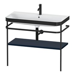 Duravit Möbelwaschtisch-Kombi Happy D.2 Plus 97,5x49cm, 1 HL, blau s-matt, m Konsole