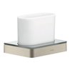 hansgrohe Zahnglas Axor universal Glas, Wandmontage, brushed nickel