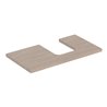 Geberit Waschtisch-Platte One 90x3x47cm, Eiche/Mela Holz, Ausschn re
