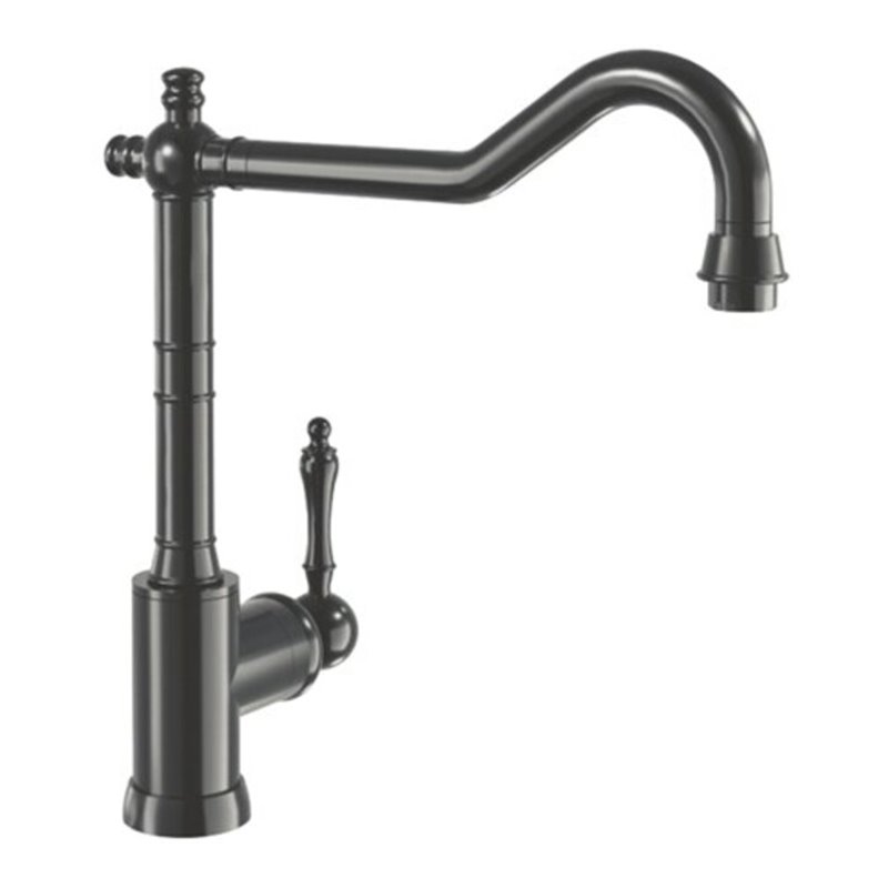 V&B Spültisch-Einhebelmischer Avia 2.0 11,2 l/m., flex. Schlauch, Anthracite