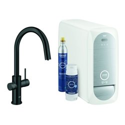 Grohe Starterkit Blue Home 31541 azb. Mouss. BT/WIFI C-Ausl. velvet black