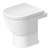 Duravit Stand-WC, Tiefspüler D-Code 37x48cm, 4,5 l, Abg. waag., riml., weiß