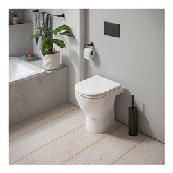 Duravit Stand-WC, Tiefspüler D-Code 37x48cm, 4,5 l, Abg. waag., riml., weiß