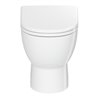 Duravit Stand-WC, Tiefspüler D-Code 37x48cm, 4,5 l, Abg. waag., riml., weiß