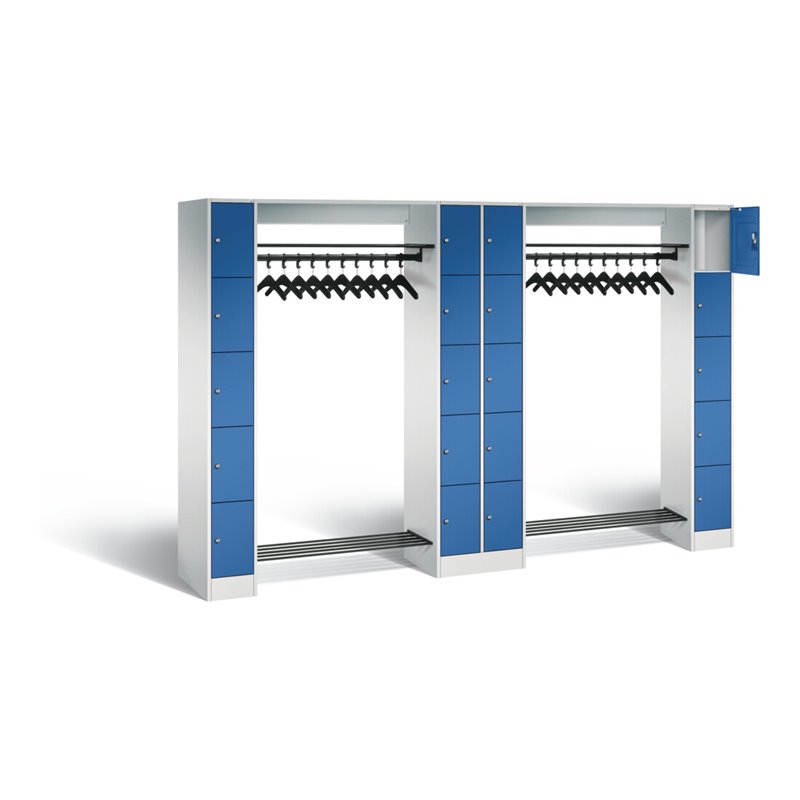 C+P Offene Garderobe Serie 8070, H1950xB2100xT480mm