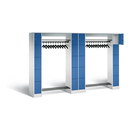 C+P Offene Garderobe Serie 8070, H1950xB2100xT480mm