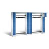 C+P Offene Garderobe Serie 8070, H1950xB2100xT480mm