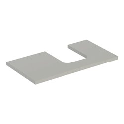Geberit Waschtisch-Platte One 90x3x47cm, greige/lackiert m, Ausschn re
