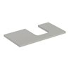 Geberit Waschtisch-Platte One 90x3x47cm, greige/lackiert m, Ausschn re