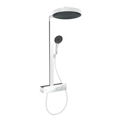 hansgrohe Brause-Set Rainfinity m Thermostat, Brausekopf 360mm, mattweiß