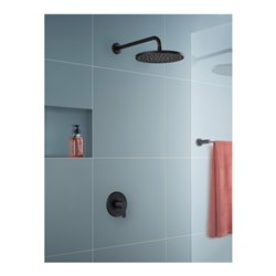 Duravit Fertigset UP-Brause-Einhebelmischer D-Code Keramikmisch., rd, 24,5 l, schwarz matt
