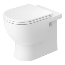 Duravit Stand-WC, Tiefspüler D-Code 37x57cm, 4,5 l, Abg. waag., riml., weiß