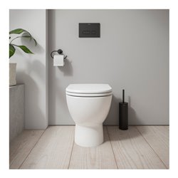 Duravit Stand-WC, Tiefspüler D-Code 37x57cm, 4,5 l, Abg. waag., riml., weiß