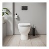 Duravit Stand-WC, Tiefspüler D-Code 37x57cm, 4,5 l, Abg. waag., riml., weiß