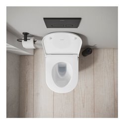 Duravit Stand-WC, Tiefspüler D-Code 37x57cm, 4,5 l, Abg. waag., riml., weiß