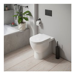 Duravit Stand-WC, Tiefspüler D-Code 37x57cm, 4,5 l, Abg. waag., riml., weiß