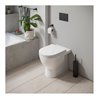 Duravit Stand-WC, Tiefspüler D-Code 37x57cm, 4,5 l, Abg. waag., riml., weiß