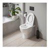 Duravit Stand-WC, Tiefspüler D-Code 37x57cm, 4,5 l, Abg. waag., riml., weiß