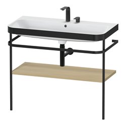 Duravit Möbelwaschtisch-Kombi Happy D.2 Plus 97,5x49cm, 2 HL, Medit. Ei, m Konsole