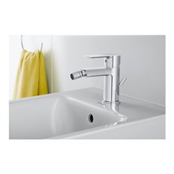 Duravit Bidet-Einhebelmischer D-Code Ausl. 118mm, Keramikmischsystem, chrom