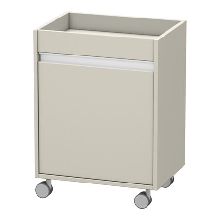 Duravit Rollcontainer Ketho 50x36x67cm, Tür rechts, Taupe