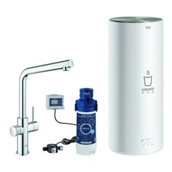 Grohe Spültisch-Einhebelmischer Red Duo chrom, L-Size, mit Boiler