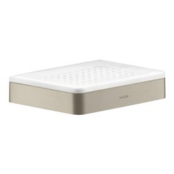 hansgrohe Seifenschale Axor universal Keramikeinsatz, brushed nickel