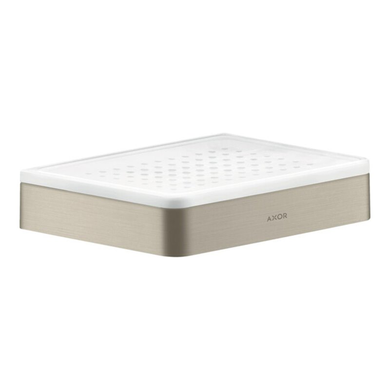 hansgrohe Seifenschale Axor universal Keramikeinsatz, brushed nickel