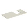Geberit Waschtisch-Platte One 105x3x47cm, sand-grau/l hg, Ausschn re