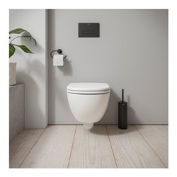 Duravit Wand-WC, Tiefspüler D-Code Compact 37x48cm, 4,5 l, riml, w, o vorm. Scharn.