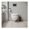 Duravit Wand-WC, Tiefspüler D-Code Compact 37x48cm, 4,5 l, riml, w, o vorm. Scharn.